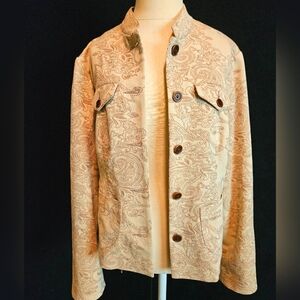 Beige Paisley Jacket